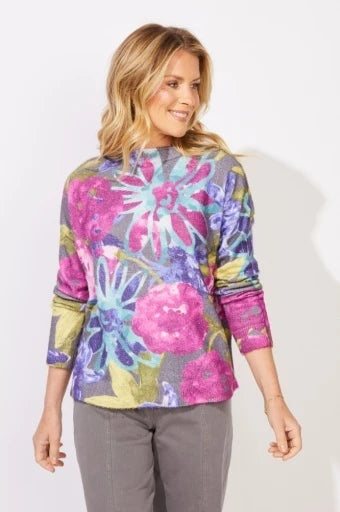 Habitat Cozy Bloom Roll Neck Sweater