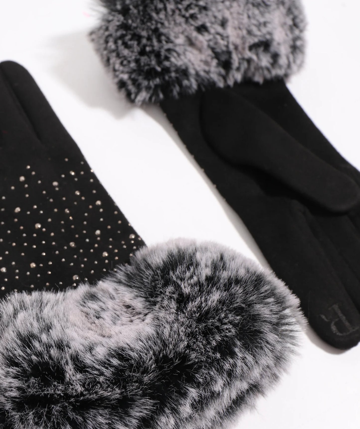 Damson Embellished Gloves