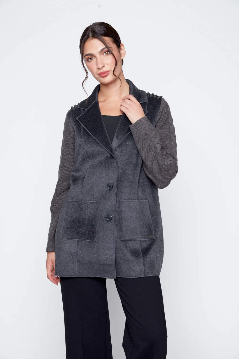 Picadilly Cable Trim Coatigan