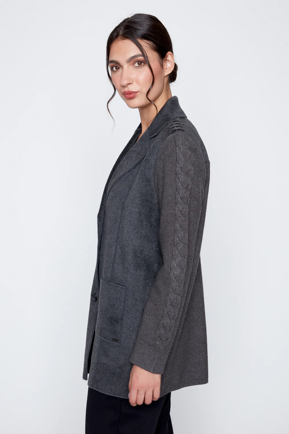 Picadilly Cable Trim Coatigan