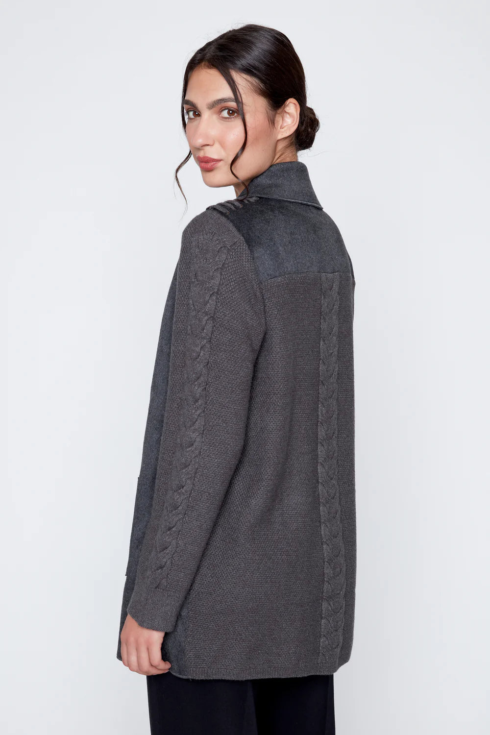 Picadilly Cable Trim Coatigan