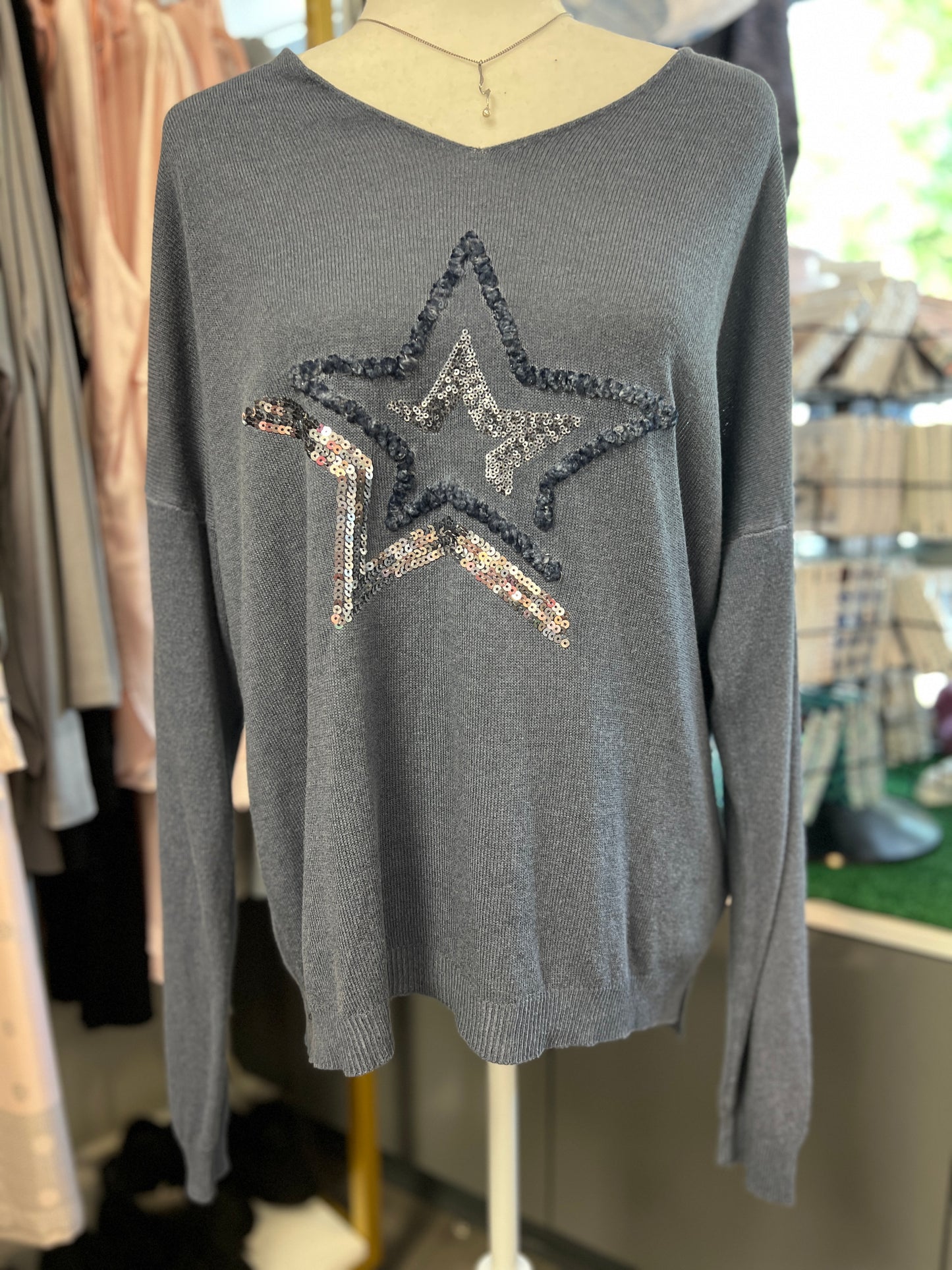 Femme Fatal Star Sweater
