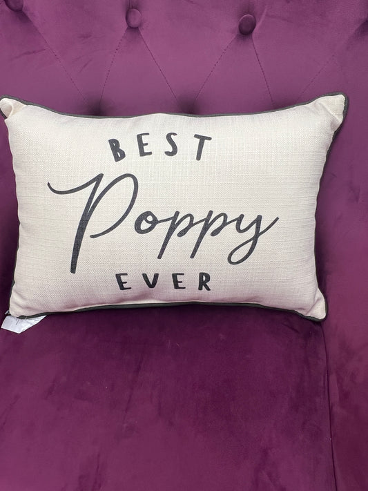 Best Poppy Ever Pillow