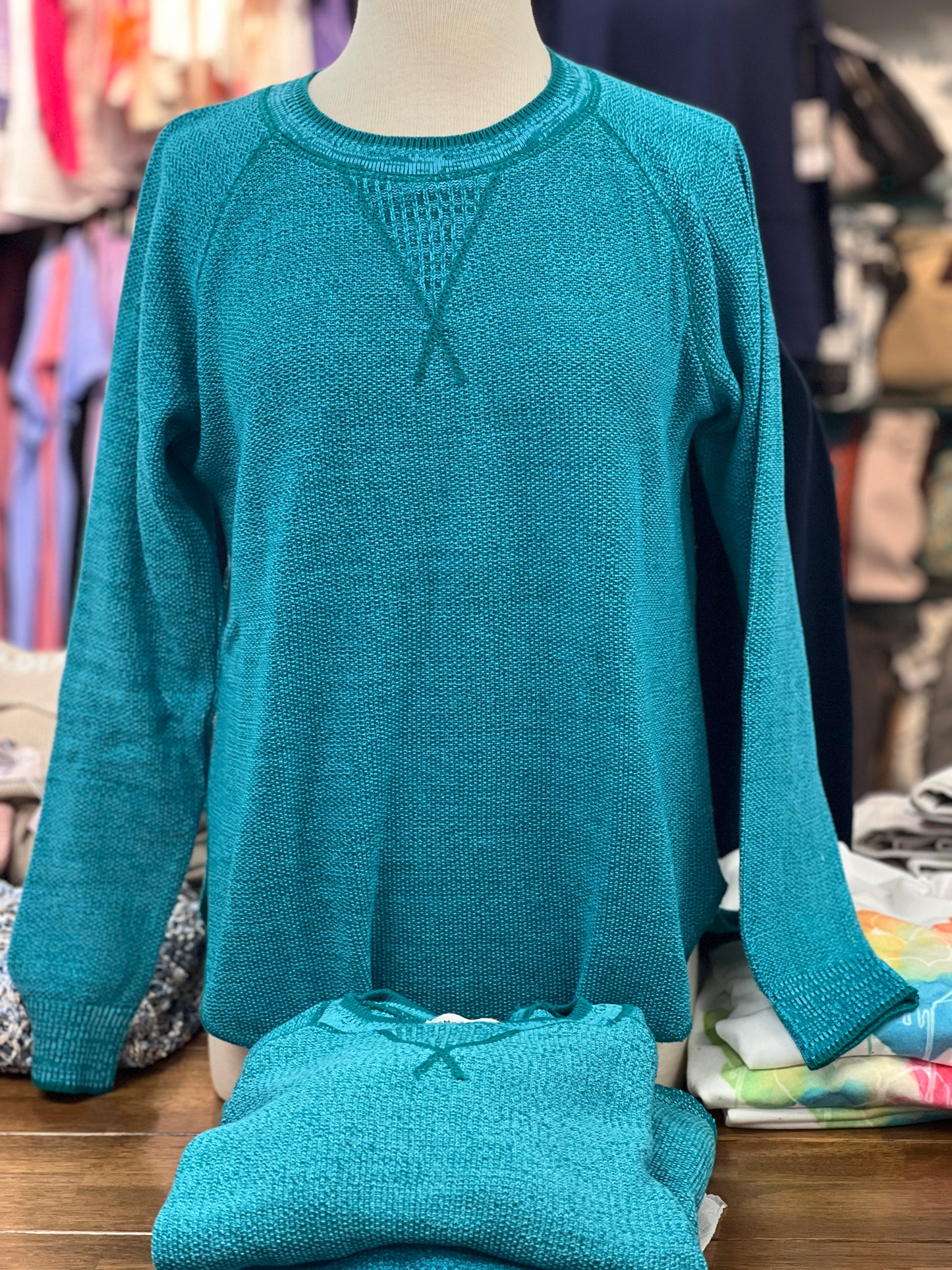 Cotton Country Skylar Sweatshirt Jade Combo