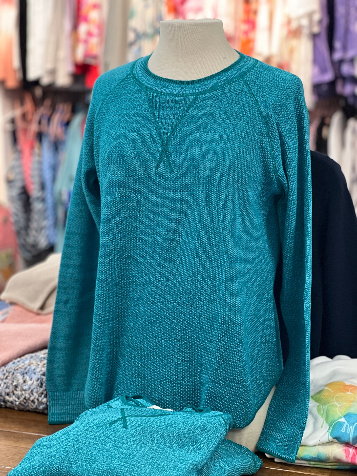 Cotton Country Skylar Sweatshirt Jade Combo