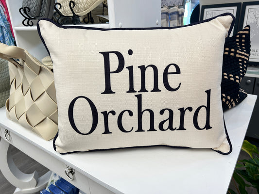 Little Birdie Pine Orchard Pillow