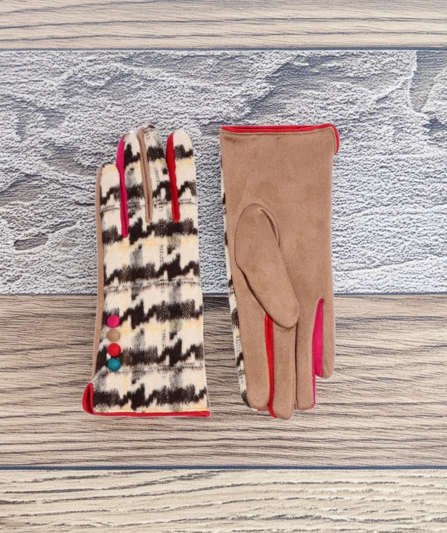 Jude Faux Suede Gloves