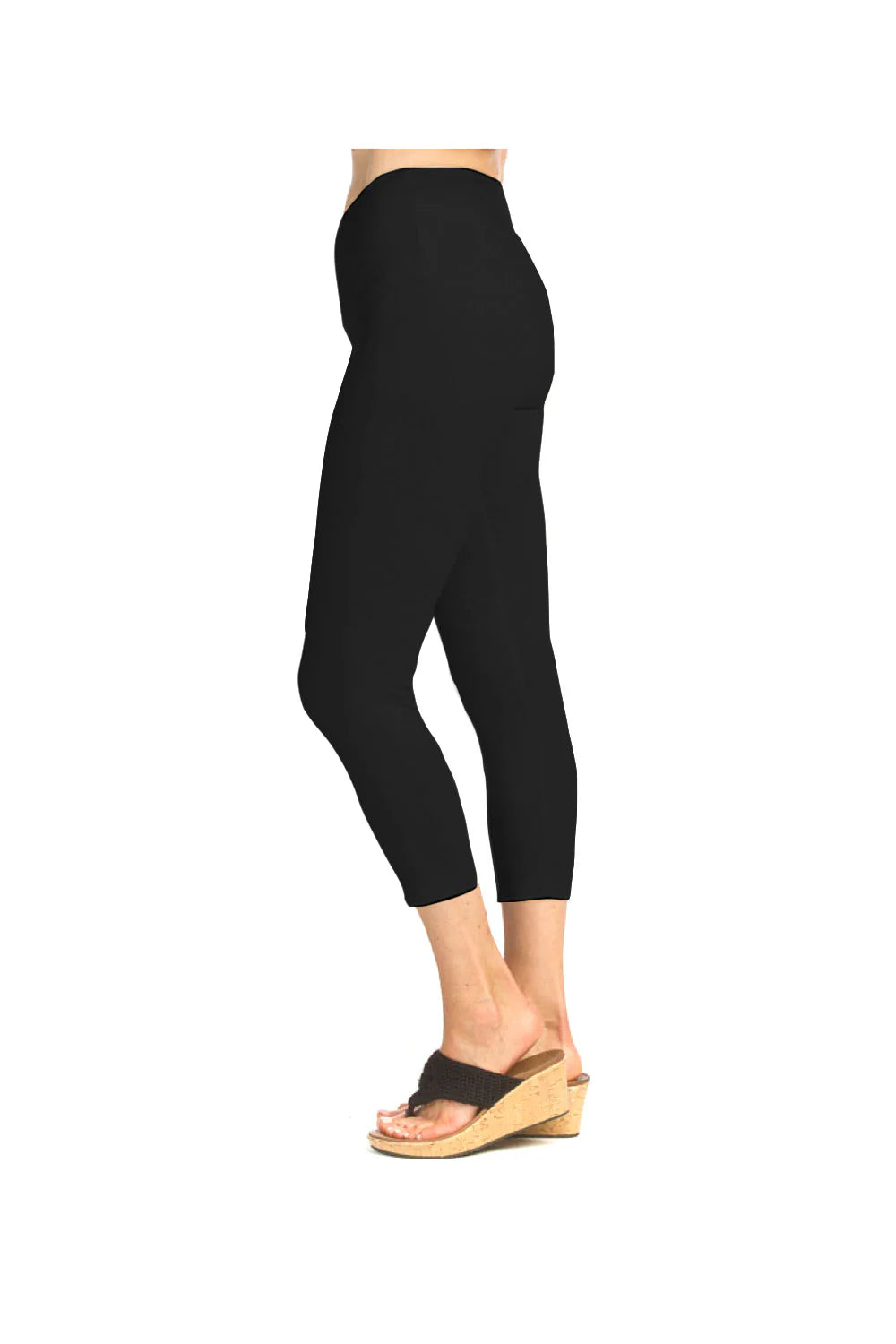 Papillon Stretch Bamboo Capri Leggings