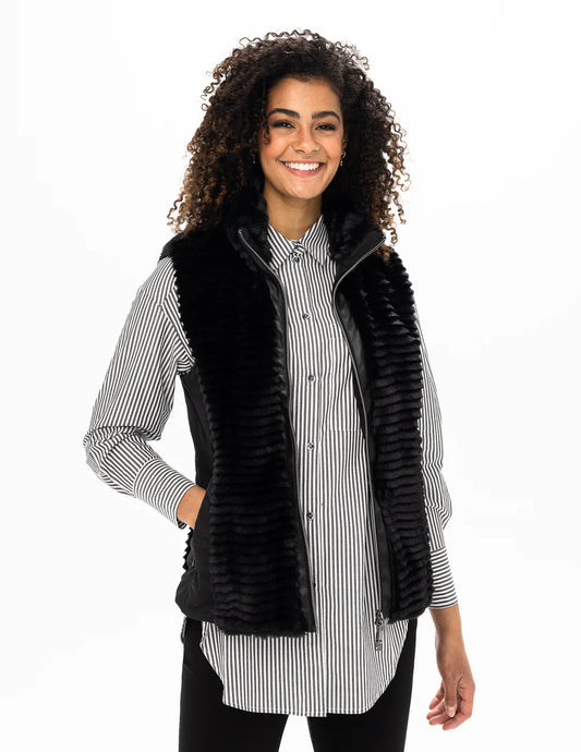 Renuar Fur Trimmed Vest