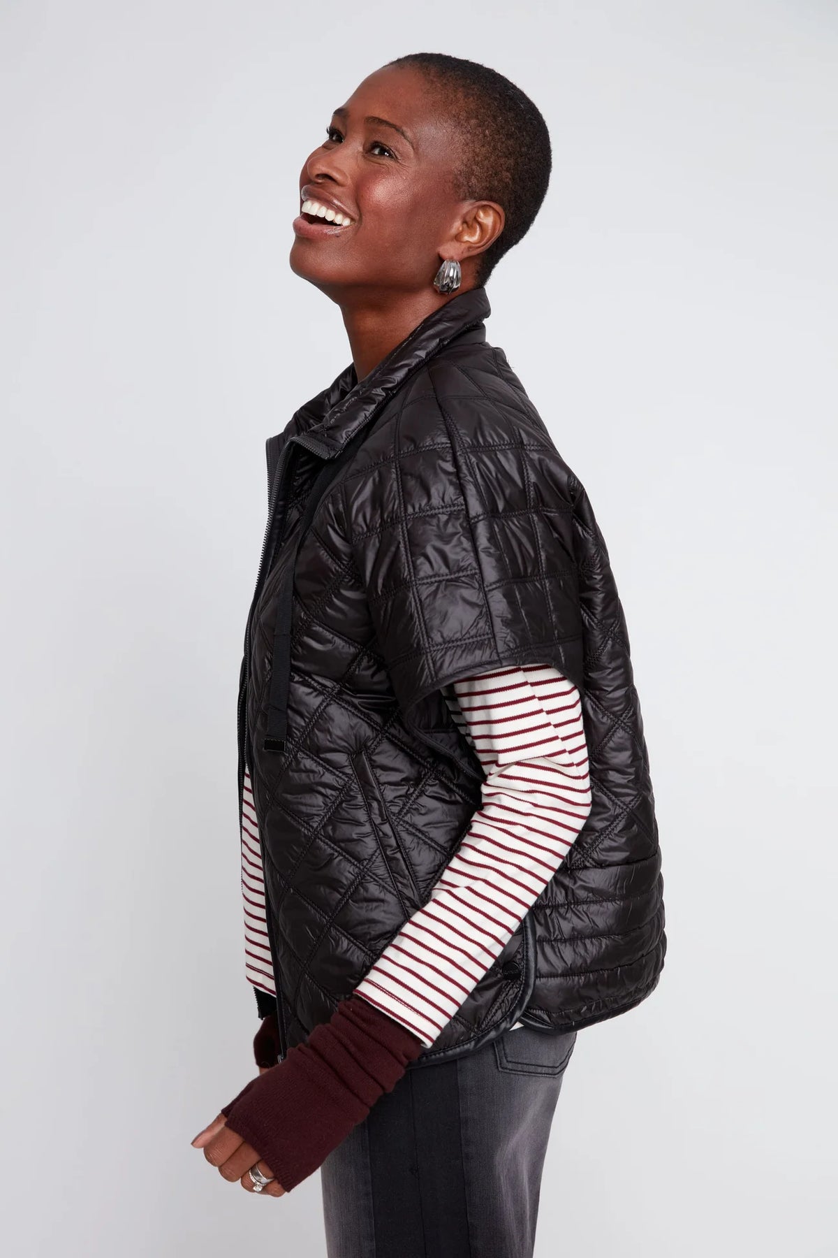Renuar Quilted Jacket/Vest Black