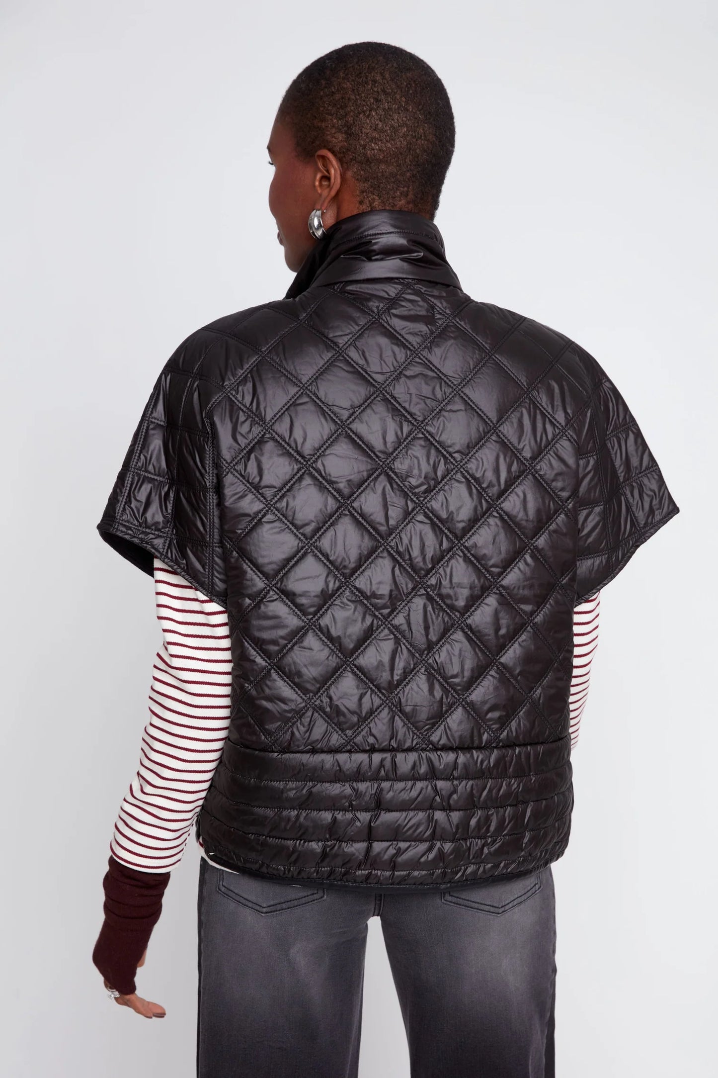 Renuar Quilted Jacket/Vest Black