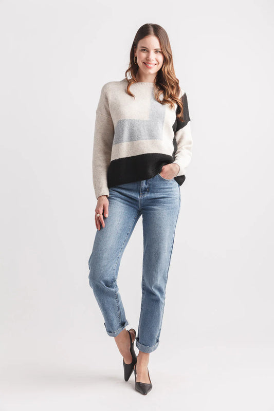 Papillon Color Block Sweater