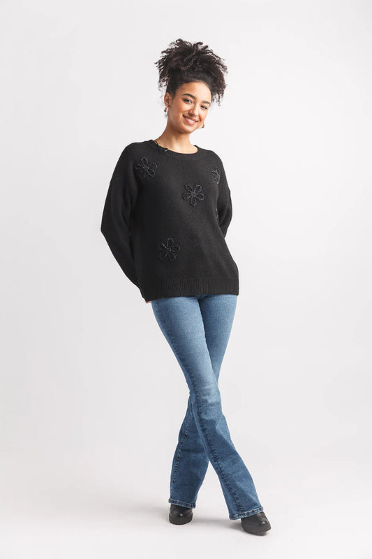 Papillon Daisy 3D Rope Sweater