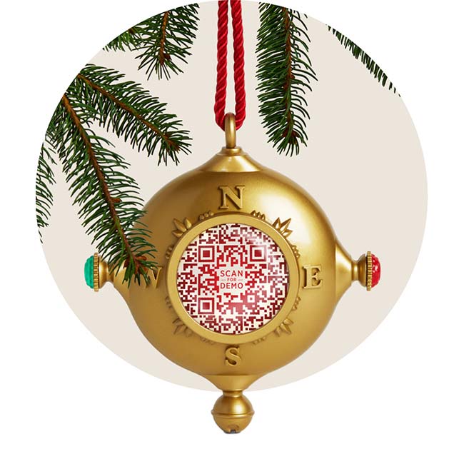 Demdaco Santa's Kindness Ornament and Journal