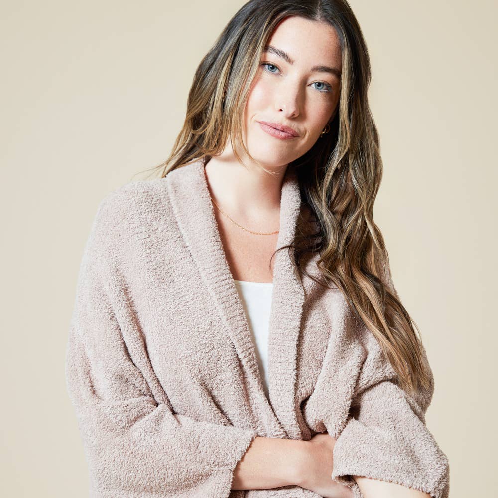 Soft & Cozy One Size Marshmallow Shrug
