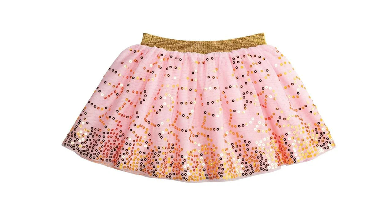Mud Pie Gold and Pink Scatter Sequin Tutus