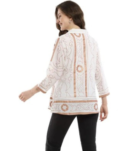 Parsley and Sage Arthena Shirt copper