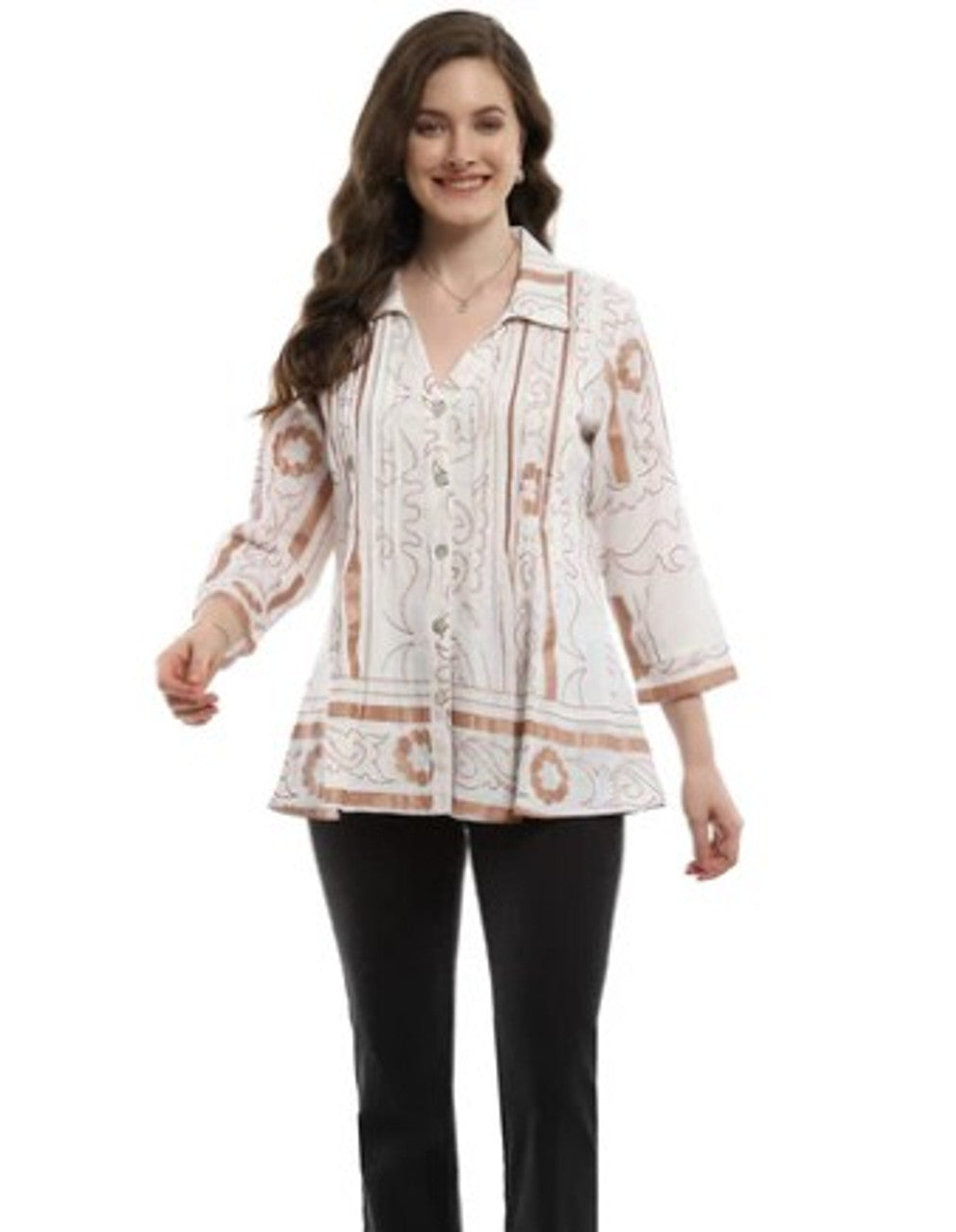 Parsley and Sage Arthena Shirt copper