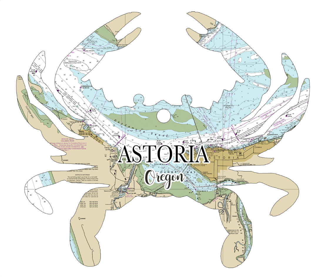 Map Mom Pawson  Crab Ornament