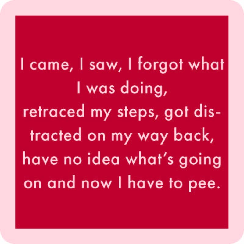 COASTER I Came, I Saw | Funny Party Gift | Home Bar Decor