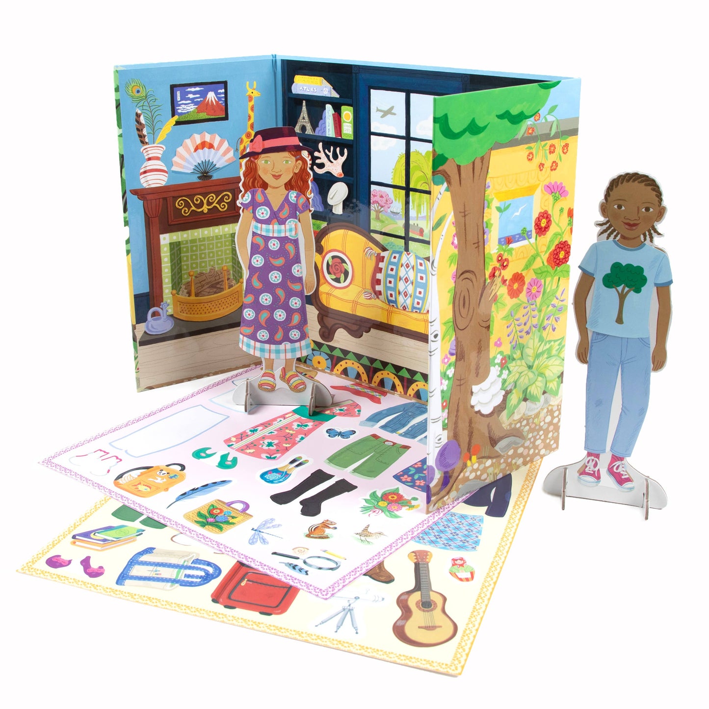Explorer & Botanist Paper Doll Set
