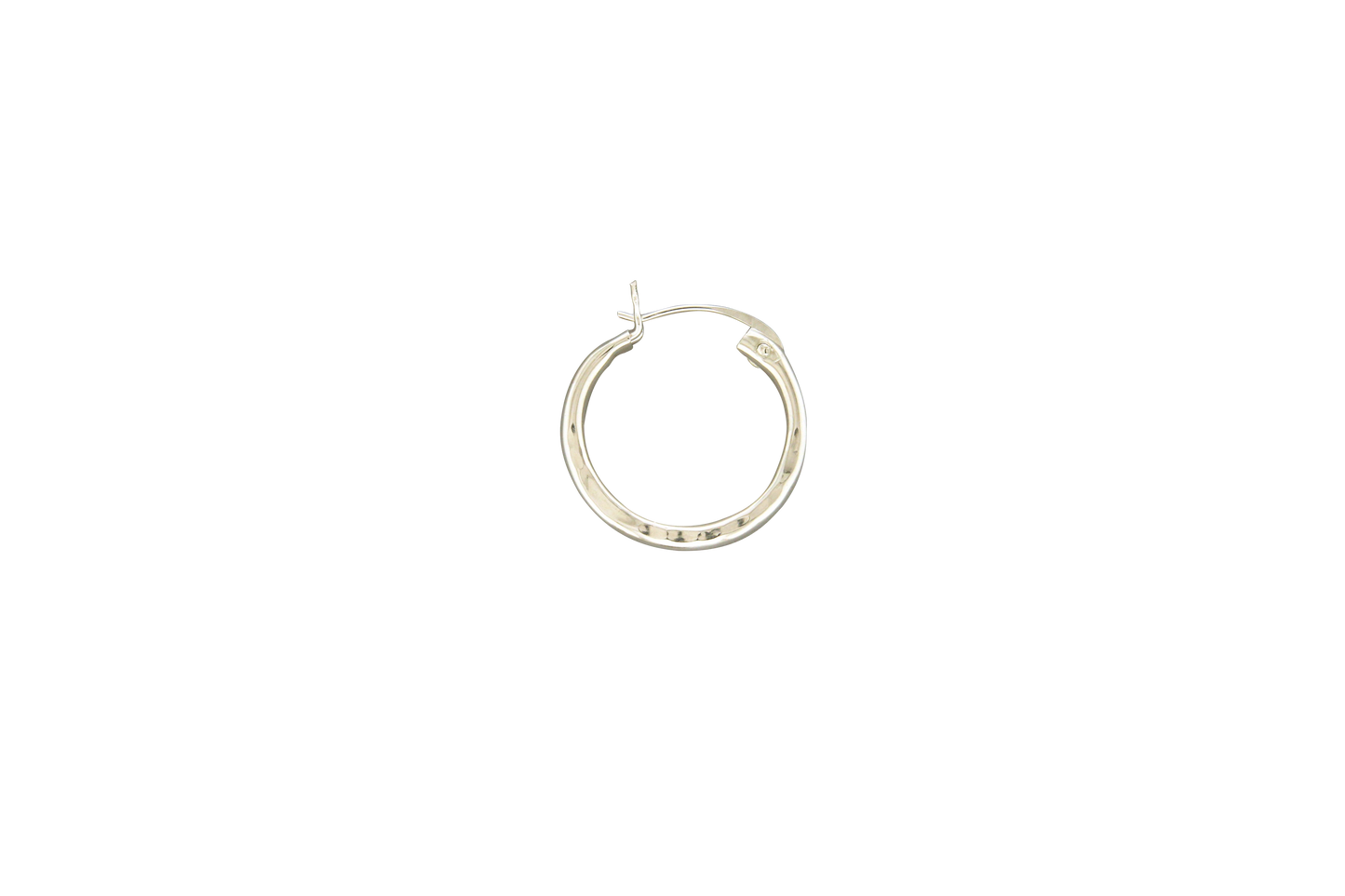 Hollow Hinged Hammered Hoop Available in Sizes 17mm-46mm
