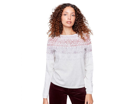 Charlie B Reversible Raglan Sleeve Sweater