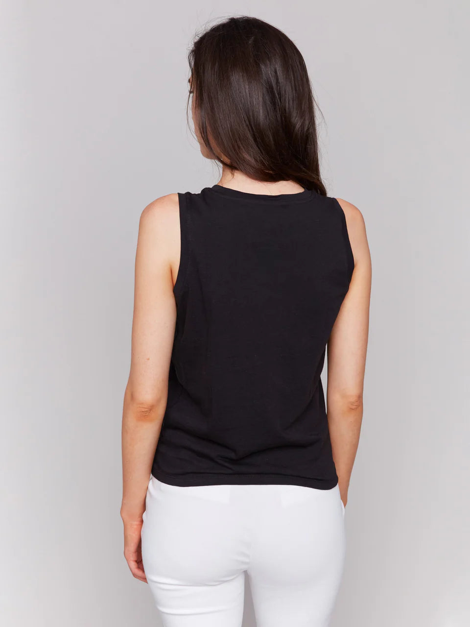 Charlie B Tank with Twisted hem