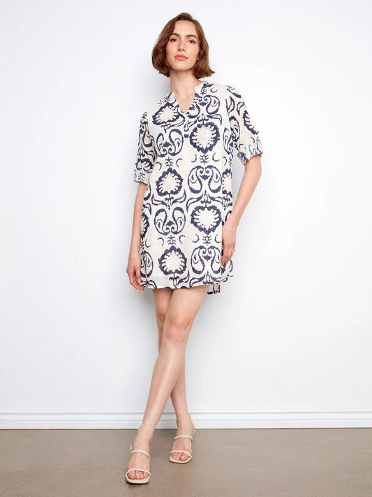 Charlie B Ornament Henley Dress