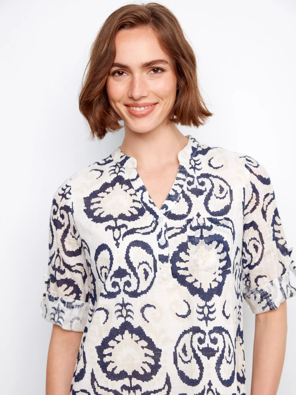 Charlie B Ornament Henley Dress