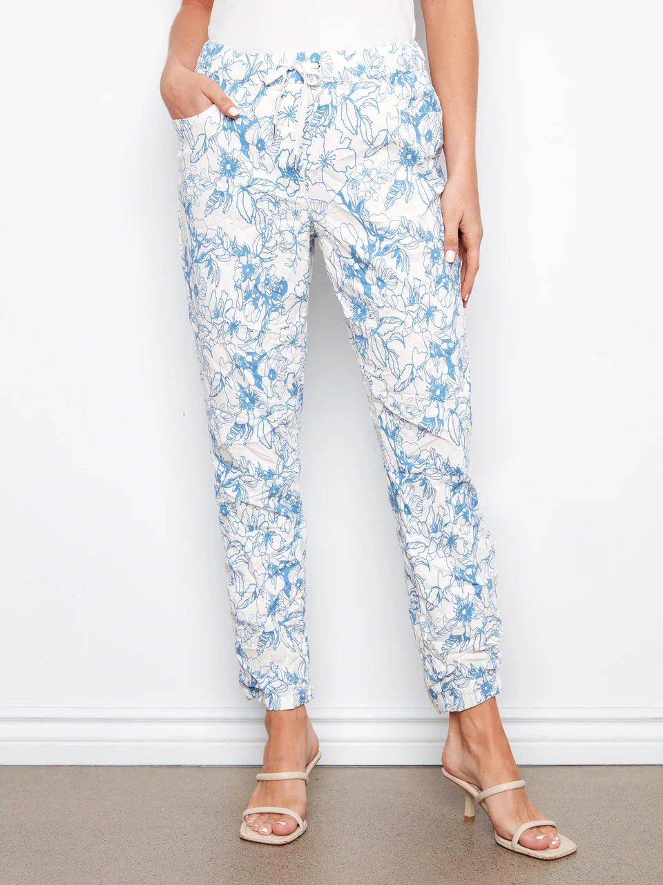 Charlie B Bengaline Pants in Coast