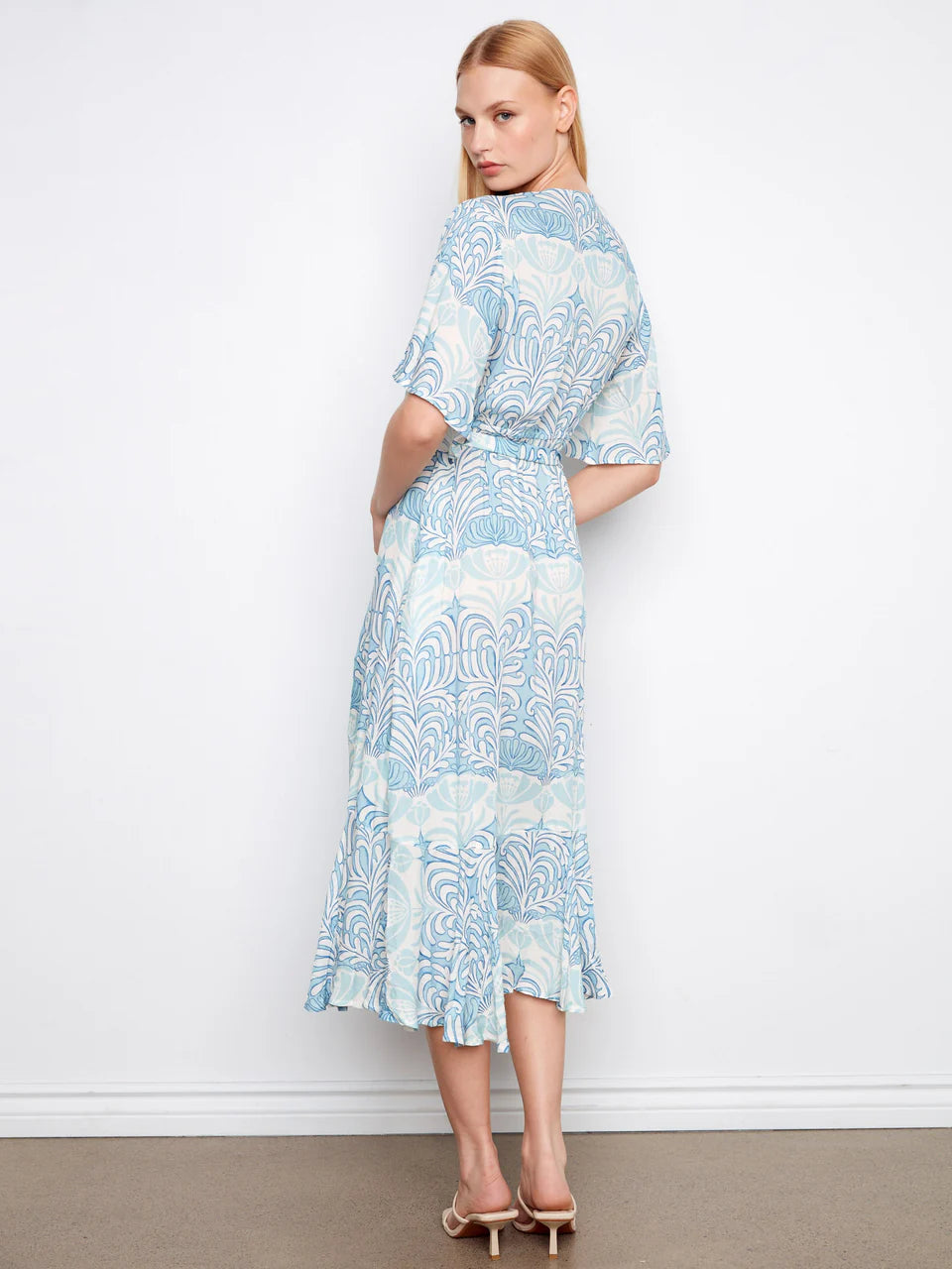 Charlie B Ibiza Flutter Elbow Dress