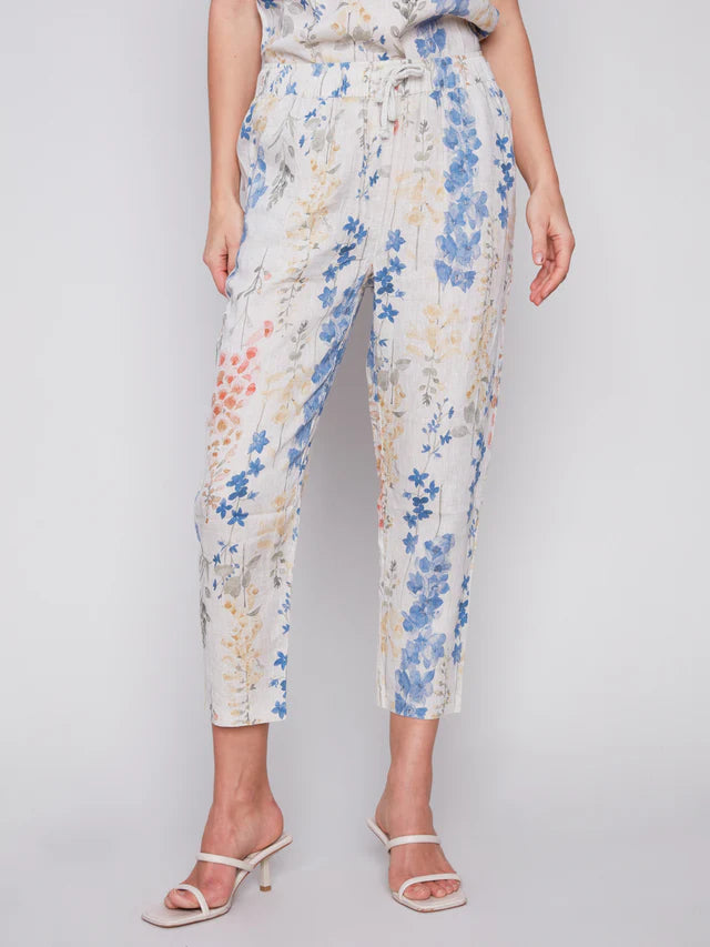 Charlie B Garden Linen Pants