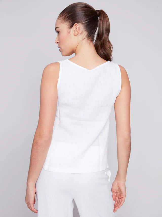 Charlie B Linen Tank