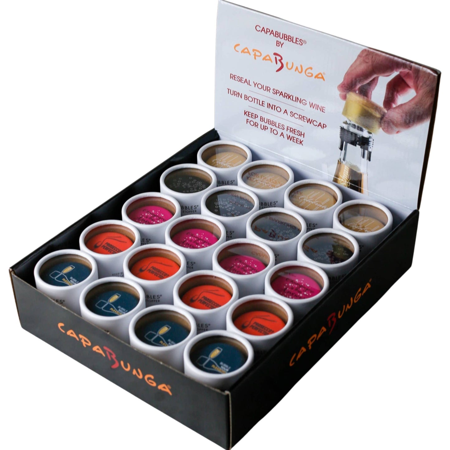 CapaBubbles® | Counter Display | Champagne Stopper