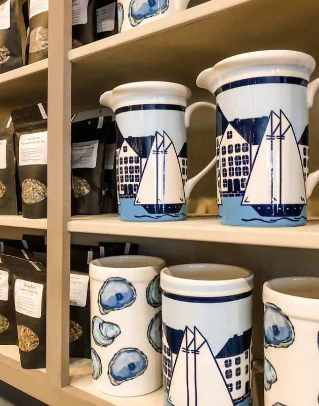 Coastal Village Pitcher