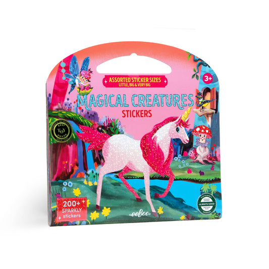 Magical Creatures Shiny Sticker Book