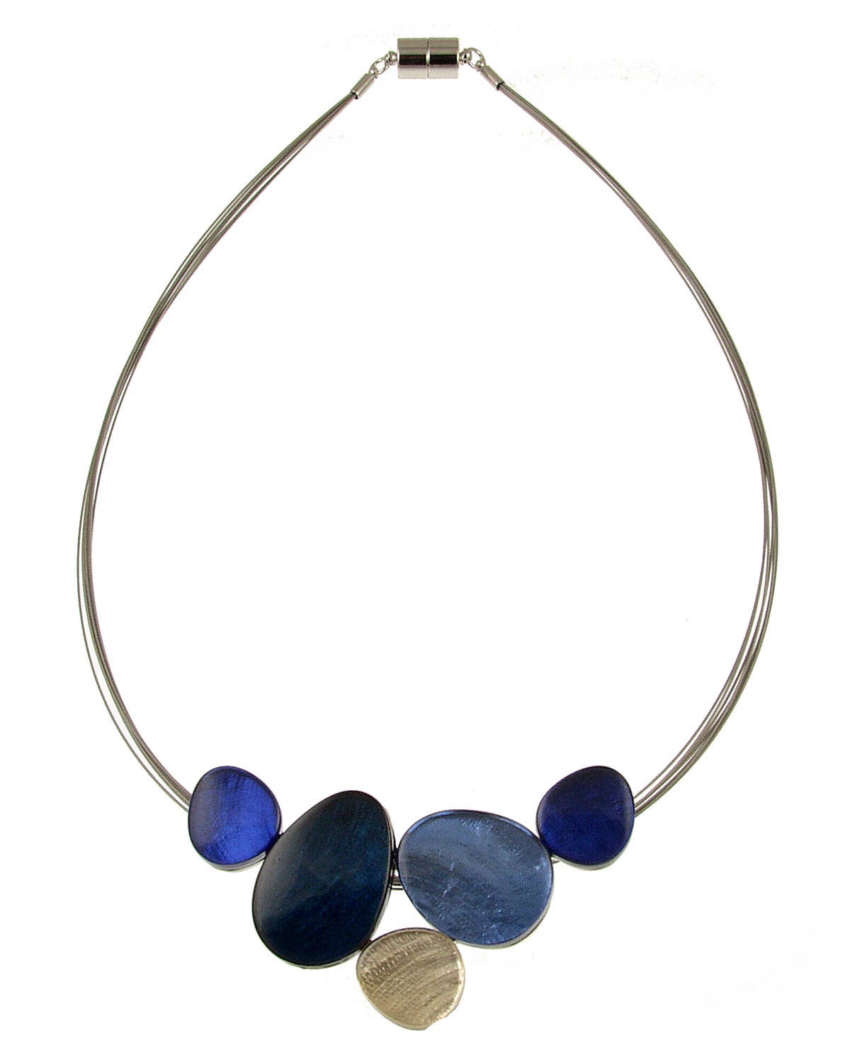 Shoreline Serenade Necklace | Multi-Color Blue or Rainbow