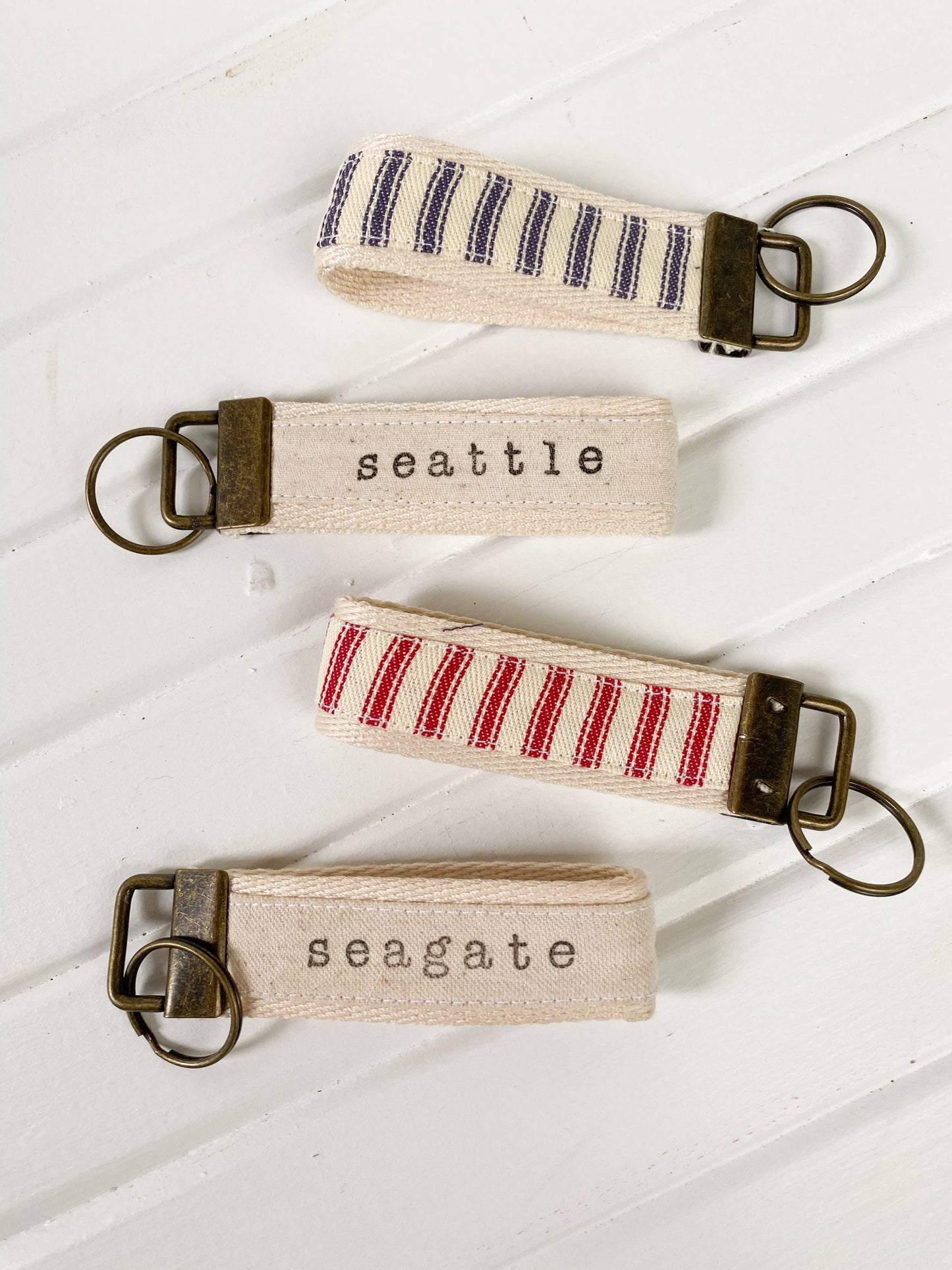 Branford Canvas Key Fobs