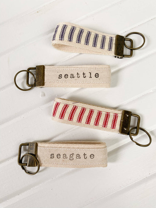 Branford Canvas Key Fobs