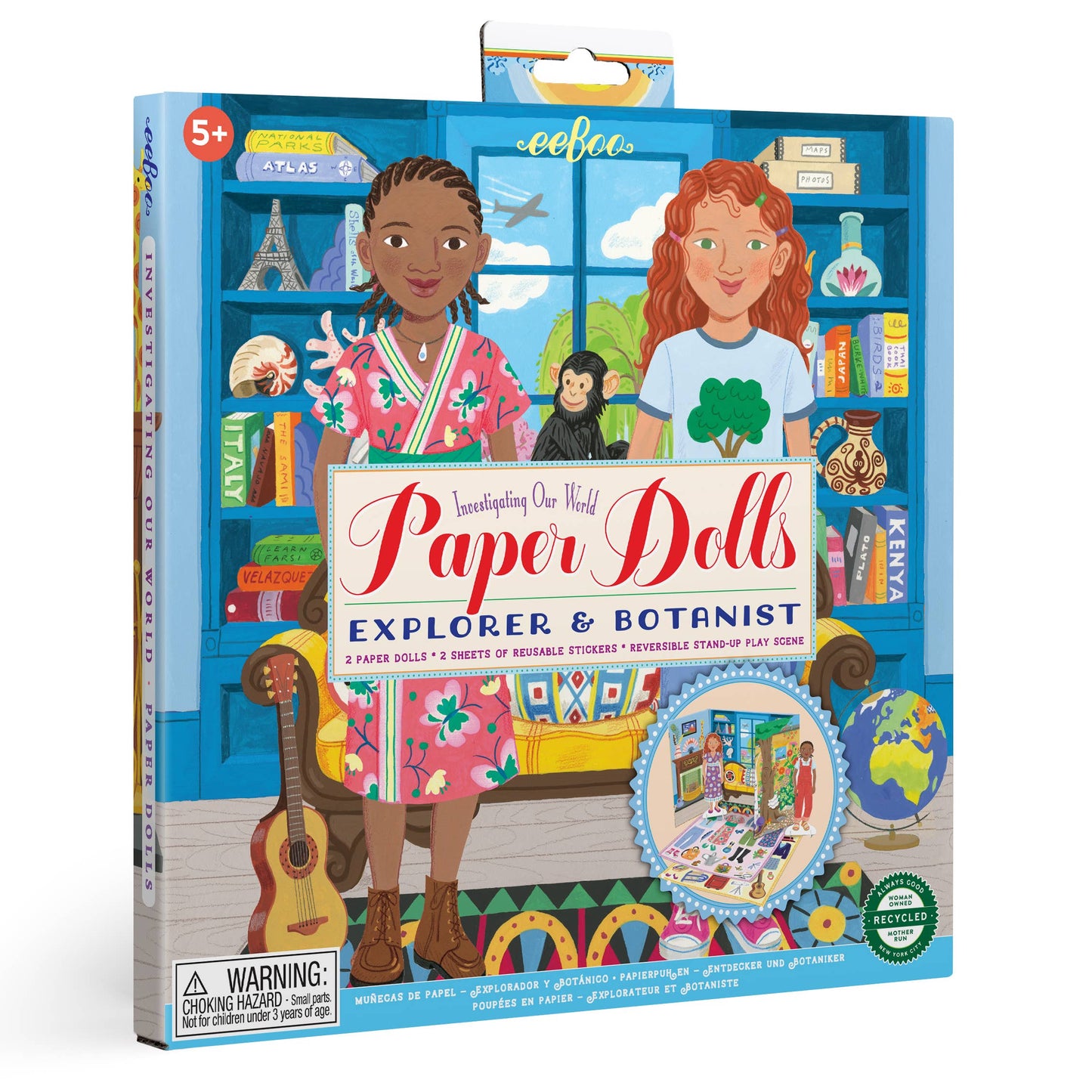 Explorer & Botanist Paper Doll Set