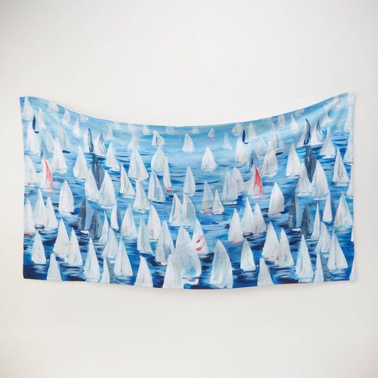 Oversized Beach Towel - Race Day