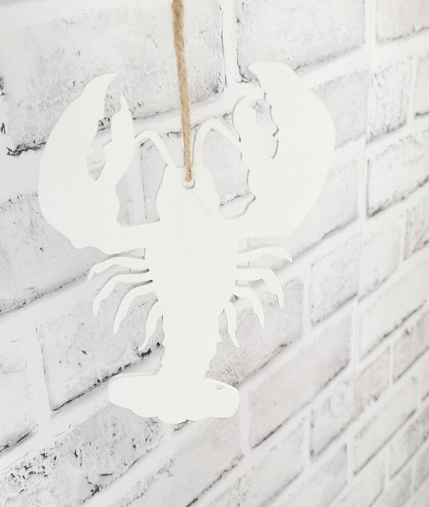 Ornament Wood Lobster Shaped - Branford CT