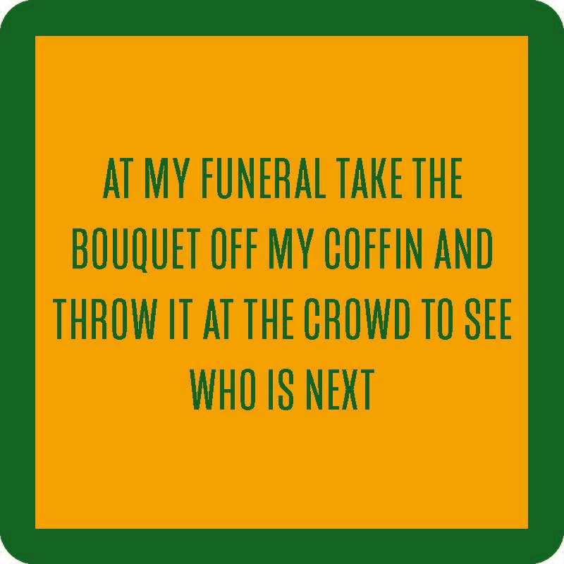 COASTER Bouquet | Funny Party Gift | Home Bar Decor