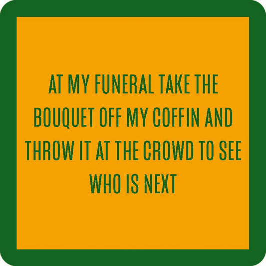 COASTER Bouquet | Funny Party Gift | Home Bar Decor