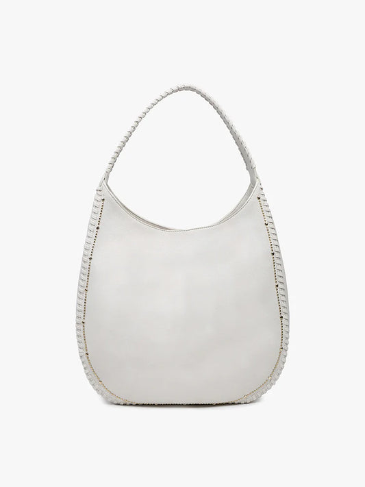 Jen & Co Leslie Studded Hobo