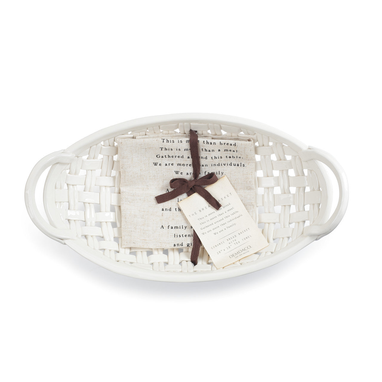 Demdaco Bread Basket Oval