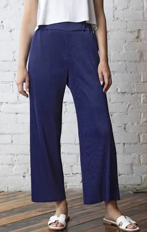 Olivia Parisian Pleated Pant in Dusk.