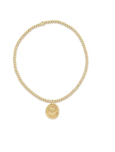 enewton Classic Gold Love Inspired 2 mm Heart/angel
