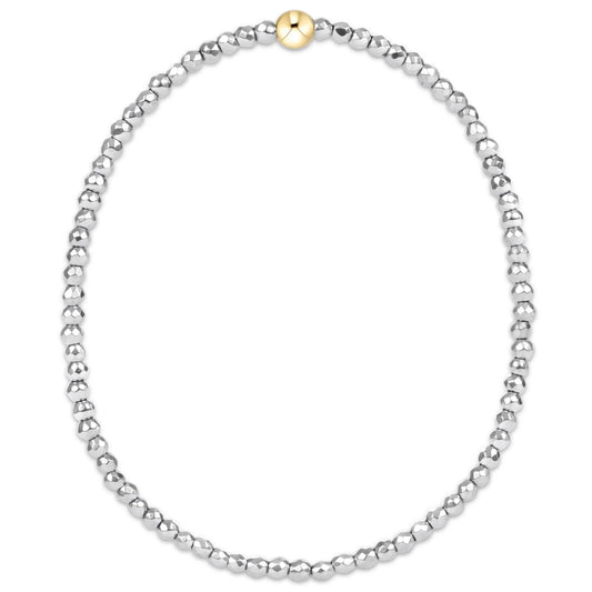 enewton SIlver Faceted Hematite